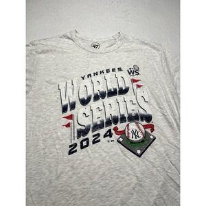 New York Yankees Shirt‎ 2024 World Series T-shirt 47 Brand size XL NWT